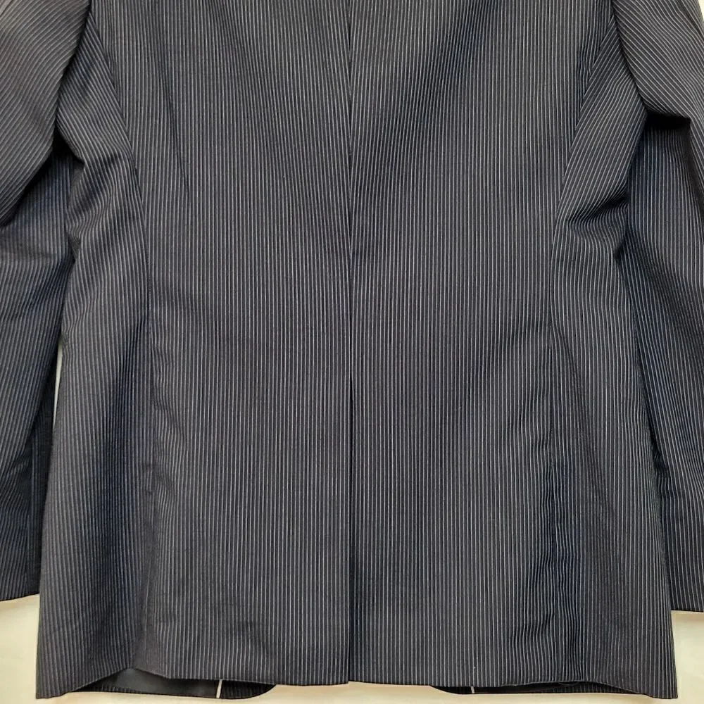 Hugo Boss Super 120 Pinstripe Two Button Virgin Wool Blazer‎ Size 40R